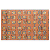Tissu Art Géométrique de l'ère spatiale Brûlé Orange (Fat Quarter)