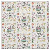 Tissu Art heureux de Pâques (Échantillon)