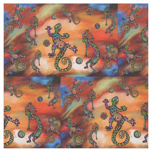 Tissu Art Kokopelli (Fermer)