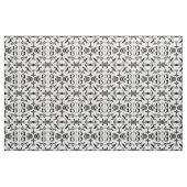 Tissu Art moderne Abstrait noir blanc brossé (Yard)