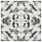 Tissu Art moderne Abstrait noir blanc brossé (Échantillon)