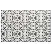 Tissu Art moderne Abstrait noir blanc brossé (Fat Quarter)