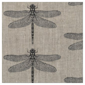 Tissu Art naturel d'insecte de libellule (Fermer)