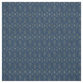 Tissu Art Nouveau. Bleu. (Échantillon)