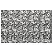 Tissu Art nouveau noir et blanc (Fat Quarter)