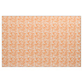 Tissu Art Nouveau Orange (Yard)