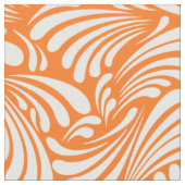 Tissu Art Nouveau Orange (Fermer)