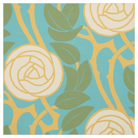 Tissu Art nouveau Rose (Échantillon)