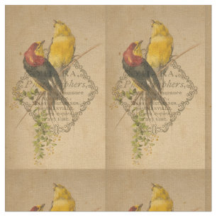 Tissu Art numérique photo vintage et antiquité