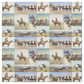 Tissu Art occidental de cowboy populaire (Échantillon)