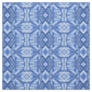 Tissu Art pastel doux abstrait bleu staccato
