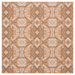 Tissu Art pastel doux abstrait orange staccato