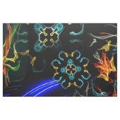 Tissu Art populaire de floraison de feux d'artifice (Fat Quarter)