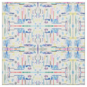 Tissu art précisionniste cubo-réalisme (Échantillon)