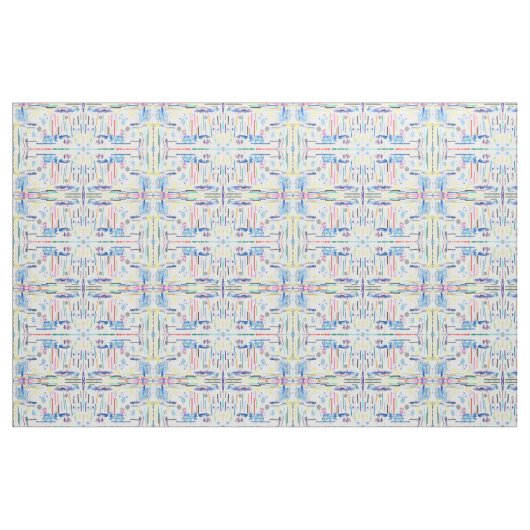Tissu art précisionniste cubo-réalisme (Fat Quarter)