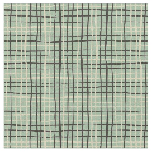 Tissu Art rétro strié l Sage vert (Fermer)