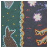 Tissu Art tribal ethnique Boho de déesse aztèque maya (Échantillon)