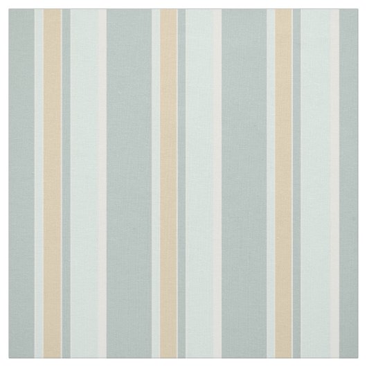 Tissu Art Unique De La Mer Vert Blanc Tan (Échantillon)