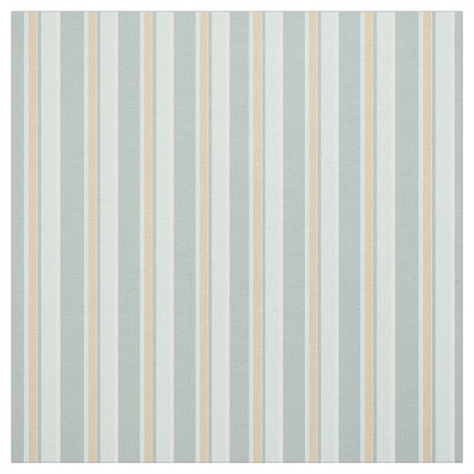 Tissu Art Unique De La Mer Vert Blanc Tan (Échantillon)