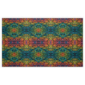 Tissu Art vibrant tourbillon multicolore (Fat Quarter)