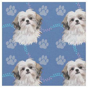Tissu Artiste Shih Tzu 4