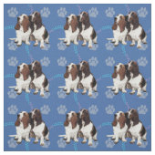 Tissu Artistic Basset Buddies (Échantillon)