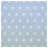 Tissu Asanoha bleu et vert (petite taille) (Échantillon)