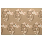 Tissu ASL I Love You Monkey Patterned Fabric (Fat Quarter)