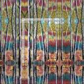 Tissu Aspen Patel Abstrait (Carreau)