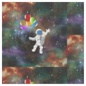 Tissu Astronaut avec ballons (Fermer)