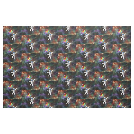 Tissu Astronaut avec ballons (Fat Quarter)