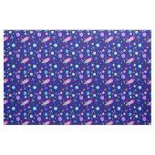 Tissu astronaut cat spaceship galaxy (Fat Quarter)