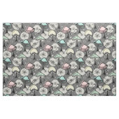 Tissu Atomic les années 50 Mid Mod Champignons Gris ©stu (Fat Quarter)