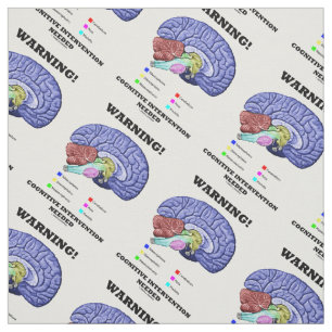 Tissu Attention! Intervention cognitive nécessaire Humo