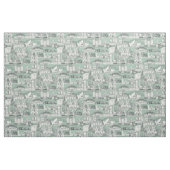 Tissu Australia toile de jouy balsam duck egg (Yard)