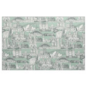 Tissu Australia toile de jouy balsam duck egg (Fat Quarter)