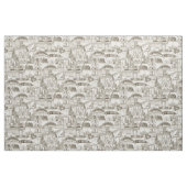 Tissu Australia toile de jouy tea strong white (Yard)