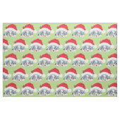 Tissu australien bleu de vacances de chiot de (Fat Quarter)