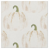 Tissu Automne Citrouille blanche (Fermer)