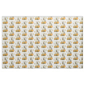 Tissu Automne Roue Terrier (blé 1b2) Citrouille mignon (Fat Quarter)