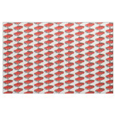 Tissu Automobile classique rouge 1948 (Fat Quarter)