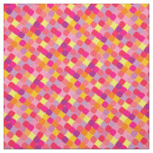 Tissu avec carrés colorés (Échantillon)