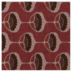 Tissu avec des fleurs de Nouveau Lotus d'art