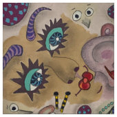 Tissu avec faces lunaires (Échantillon)