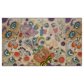 Tissu avec faces lunaires (Fat Quarter)