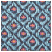 Tissu avec motif ikat (Échantillon)