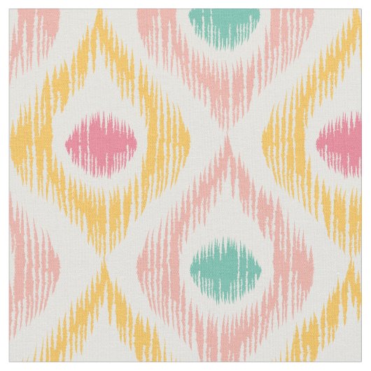 Tissu avec motif ikat (Fermer)