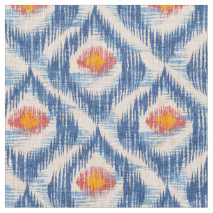 Tissu avec motif ikat