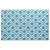 Tissu avec motif ikat bleu (Fat Quarter)