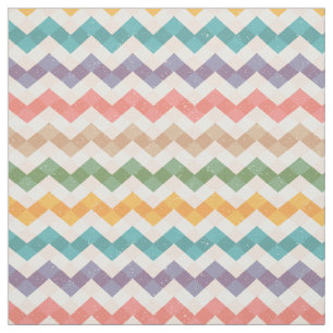 Tissu avec motif zig-zag vintage.